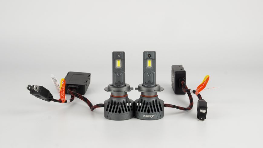 LED лампи автомобільні DriveX LED лампи серії AL-15 PRO H7/H18 65W 9-60V 5.5K к-т. DX-24082 фото