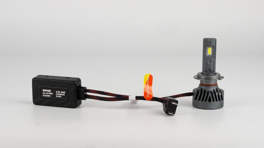 LED лампи автомобільні DriveX LED лампи серії AL-15 PRO H7/H18 65W 9-60V 5.5K к-т. DX-24082 фото