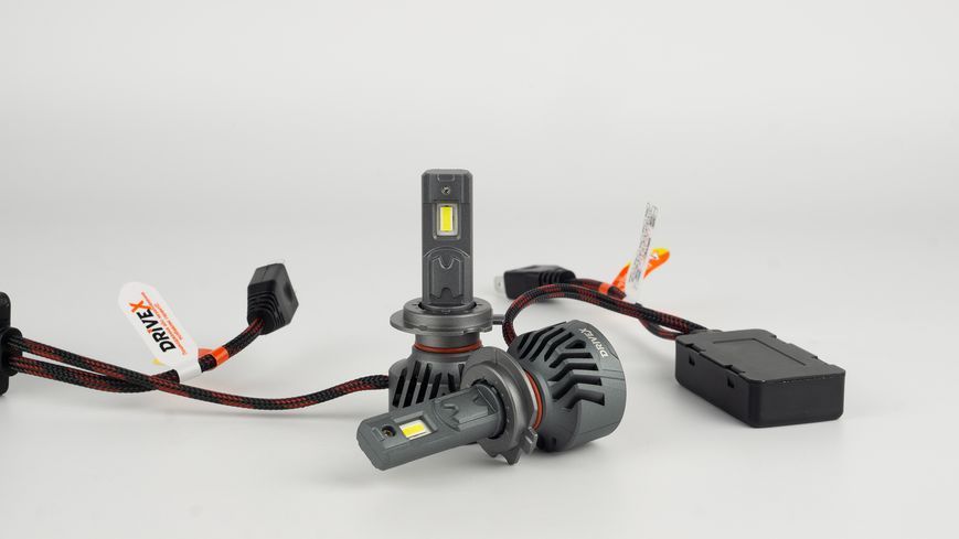 LED лампи автомобільні DriveX LED лампи серії AL-15 PRO H7/H18 65W 9-60V 5.5K к-т. DX-24082 фото