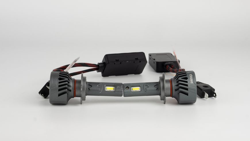 LED лампи автомобільні DriveX LED лампи серії AL-15 PRO H7/H18 65W 9-60V 5.5K к-т. DX-24082 фото