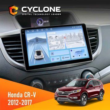 Штатна магнітола Honda CR-V 2012-2017 Cyclone C10-005 4x64, 4G, DSP, 2k НФ-00007728 фото