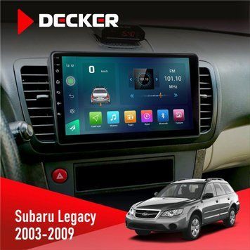 Штатна магнітола Subaru Legacy 2003-2009 Decker D9-003 6x128, DSP, 4G, 2k НФ-00004803 фото