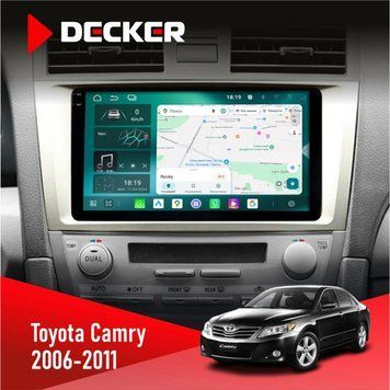 Штатна магнітола Toyota Camry 40 2006-2011 Decker D9-004 6x128, DSP 360, 2k НФ-00007465 фото
