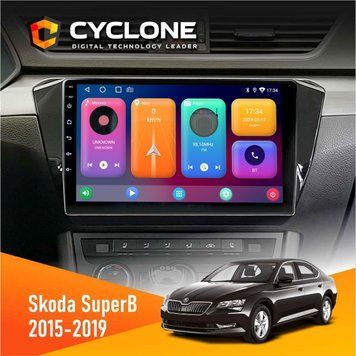 Штатна магнітола Skoda SuperB 2015-2019 Cyclone C10-001 2x32 НФ-00004480 фото