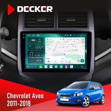 Штатна магнітола Chevrolet Aveo 2011-2018 Decker D9-004 6x128, DSP 360, 2k НФ-00007210 фото