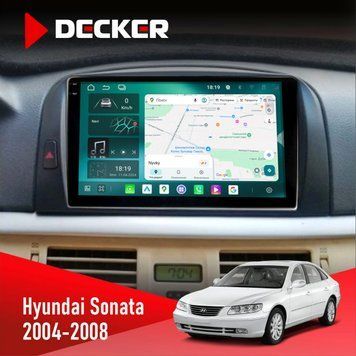 Штатна магнітола Hyundai Sonata (NF) 2004-2008 Decker D9-004 6x128, DSP 360, 2k НФ-00007279 фото