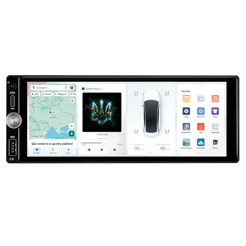 Автомобільний мультимедійний центр S3 QLED 1-DIN 6.86" 8x1.6GHz 4x64GB 4G YD7388 45W ASP TM2313 DX-23989 фото