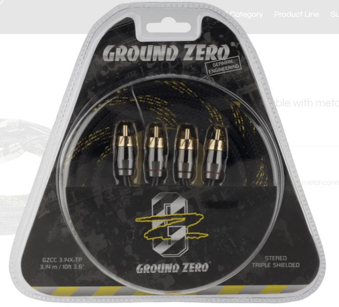 Кабель міжблочний Ground Zero GZCC 3.14X-TP AR-39798 фото