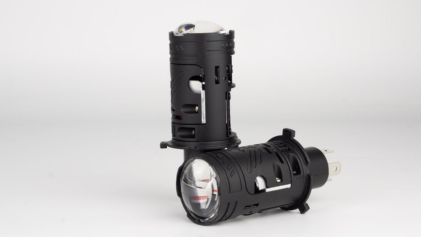 LED лампи автомобільні з лінзою DriveX LE-10 H4 Compact 6000K 45W/65W 9-36V к-т. DX-24031 фото