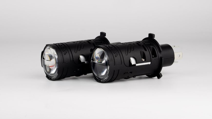 LED лампи автомобільні з лінзою DriveX LE-10 H4 Compact 6000K 45W/65W 9-36V к-т. DX-24031 фото