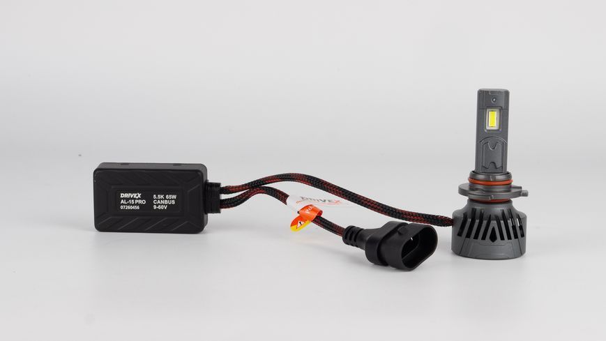 LED лампи автомобільні DriveX LED лампи серії AL-15 PRO HB3(9005) 65W 9-60V 5.5K к-т. DX-24085 фото