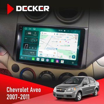 Штатна магнітола Chevrolet Aveo 2007-2011 Decker D9-004 6x128, DSP 360, 2k НФ-00007209 фото