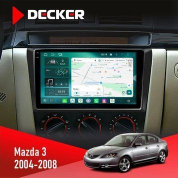 Штатна магнітола Mazda 3 2004-2008 Decker D9-004 6x128, DSP 360, 2k НФ-00007323 фото