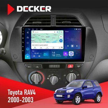 Штатна магнітола Toyota RAV4 2000-2003 Decker D9-007 4x64 DSP 360 4G НФ-00009277 фото