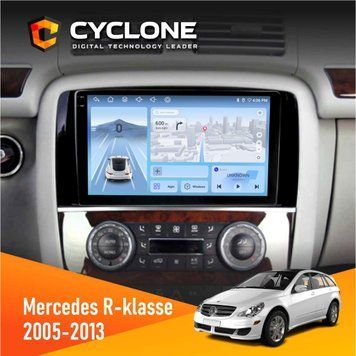 Штатна магнітола Mercedes-Benz R-Class (W251) 2005-2013 Cyclone C9-009 4x64, DSP, 4G, 2k НФ-00007948 фото