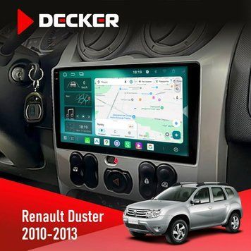 Штатна магнітола Renault Duster 2010-2013 Decker D9-004 6x128, DSP 360, 2k НФ-00007404 фото