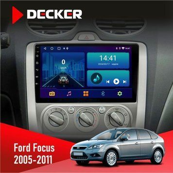 Штатна магнітола Ford Focus 2 2005-2011 Decker D9-002 6x128, DSP, 360 НФ-00003551 фото