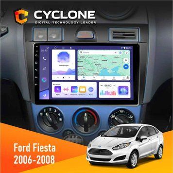 Штатна магнітола Ford Fiesta 2006-2008 Cyclone C9-008 4x64, DSP НФ-00006960 фото