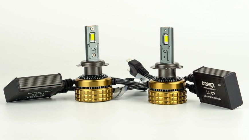 Світлодіодні лампи DriveX UL-02 H7/H18 6K 100W CAN 12V DX-2568 фото