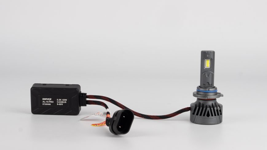 LED лампи автомобільні DriveX LED лампи серії AL-15 PRO HB4(9006) 65W 9-60V 5.5K к-т. DX-24086 фото