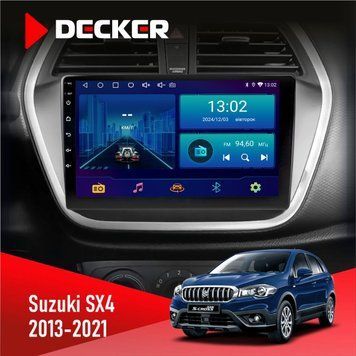 Штатна магнітола Suzuki SX4 2013-2021 Decker D9-001 4x64, DSP НФ-00003861 фото