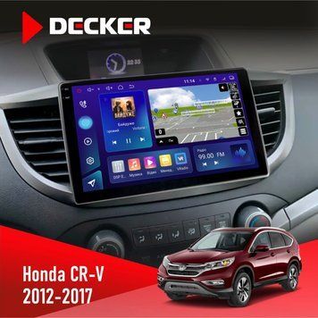 Штатна магнітола Honda CR-V 2012-2017 Decker D10-005 4x64, DSP, 360, 4G, 2k НФ-00008203 фото