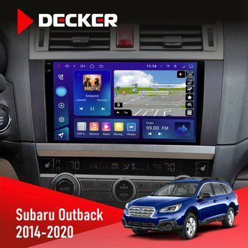 Штатна магнітола Subaru Outback 2014-2020 Decker D9-005 4x64, DSP, 360, 4G, 2k НФ-00008413 фото