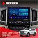 Штатна магнітола Toyota Land Cruiser (200) 2015-2019 Decker D9-002 6x128, DSP, 360 НФ-00003880 фото 1